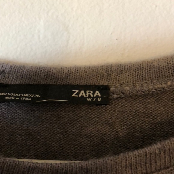 Soft Grey Pearled Sweater - Picture 2 of 3